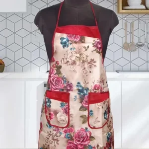 Winner Waterproof On Back Side Multi-Color 2 Pocket Kitchen Apron 1 PCS(76*53cm)