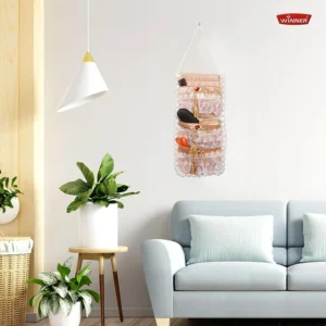 3 Pockets Magazine Holder Letter Holder Storage Organizer Wall Hanging Organizer