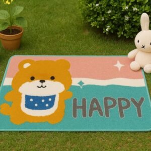 Polypropylene Home Designer Multicolour Door Mat/No-Slip Backing(80 X 50)