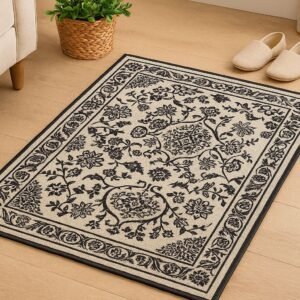 Polypropylene Home Designer Multicolour Door Mat/No-Slip Backing(80 X 50)