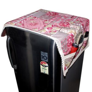 Winner Fridge Top Cover in Digital Printing with Utility 6 Pockets Pack of 1