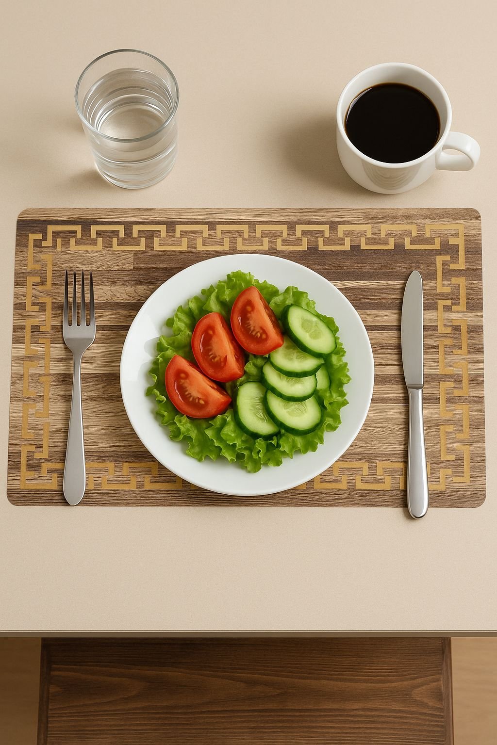 Multicolor PVC Table Placemats -Set Of 6 Table Mats