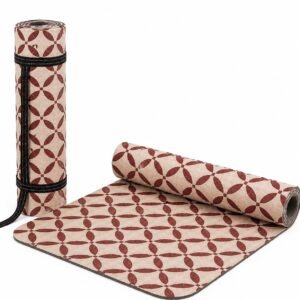 Full Size Printed Designer Yoga Mat+ Carrying Strap I 4 MM Yoga Mat I