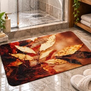 Kids super absorbent & Anti-Skid Rubber Bath Mat For Home & Office | 37X57 Cm/Quick Drying Bathroom mat