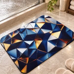 Kids super absorbent & Anti-Skid Rubber Bath Mat For Home & Office | 37X57 Cm/Quick Drying Bathroom mat